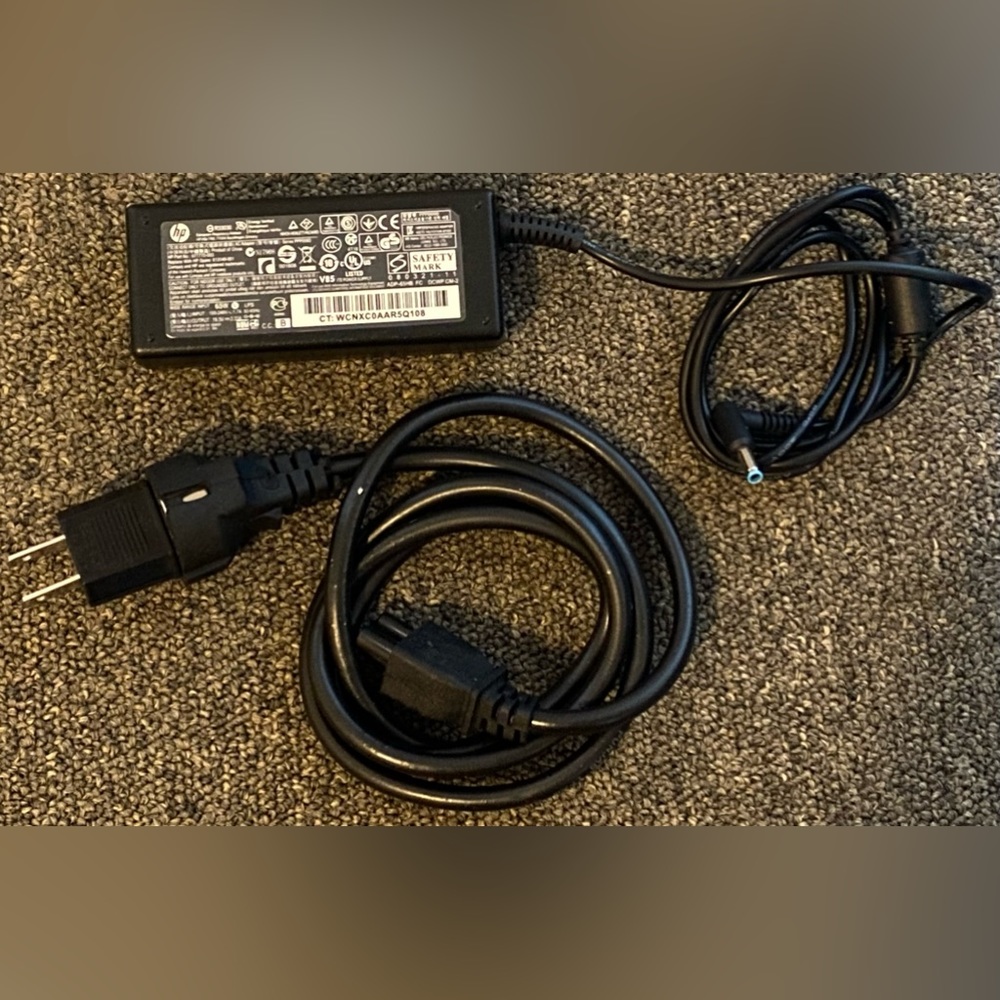 hp laptop charger 65w
